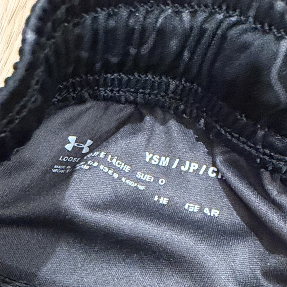 Under Armour Small Black and Gray Athletic Shorts - Picture 4 of 6